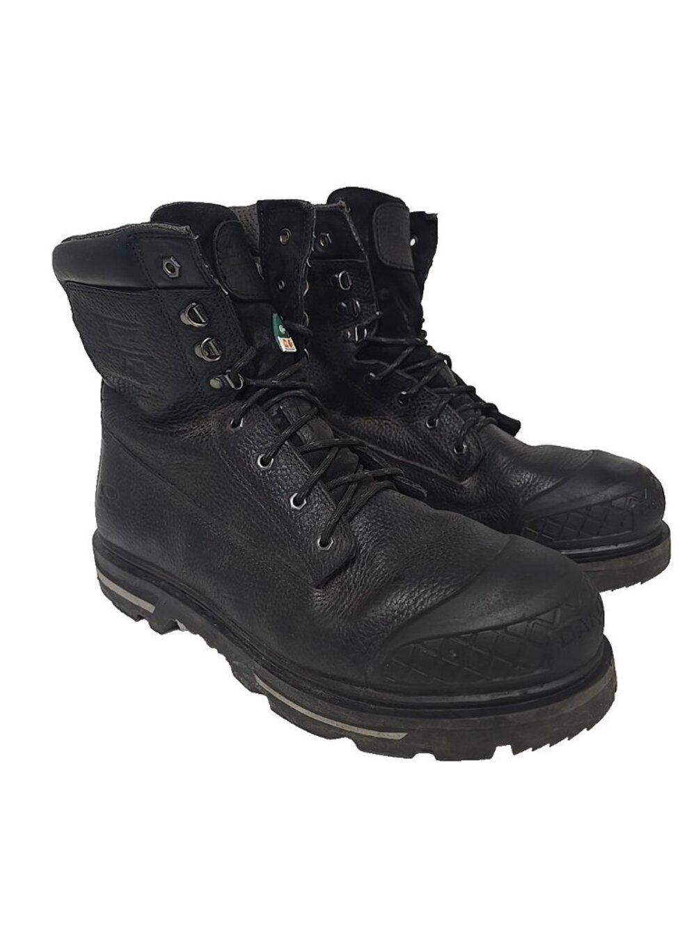 Dakota Men's 8" 529 Steel Toe Steel Plate Inj. Welt Work Boots Black Size 15M